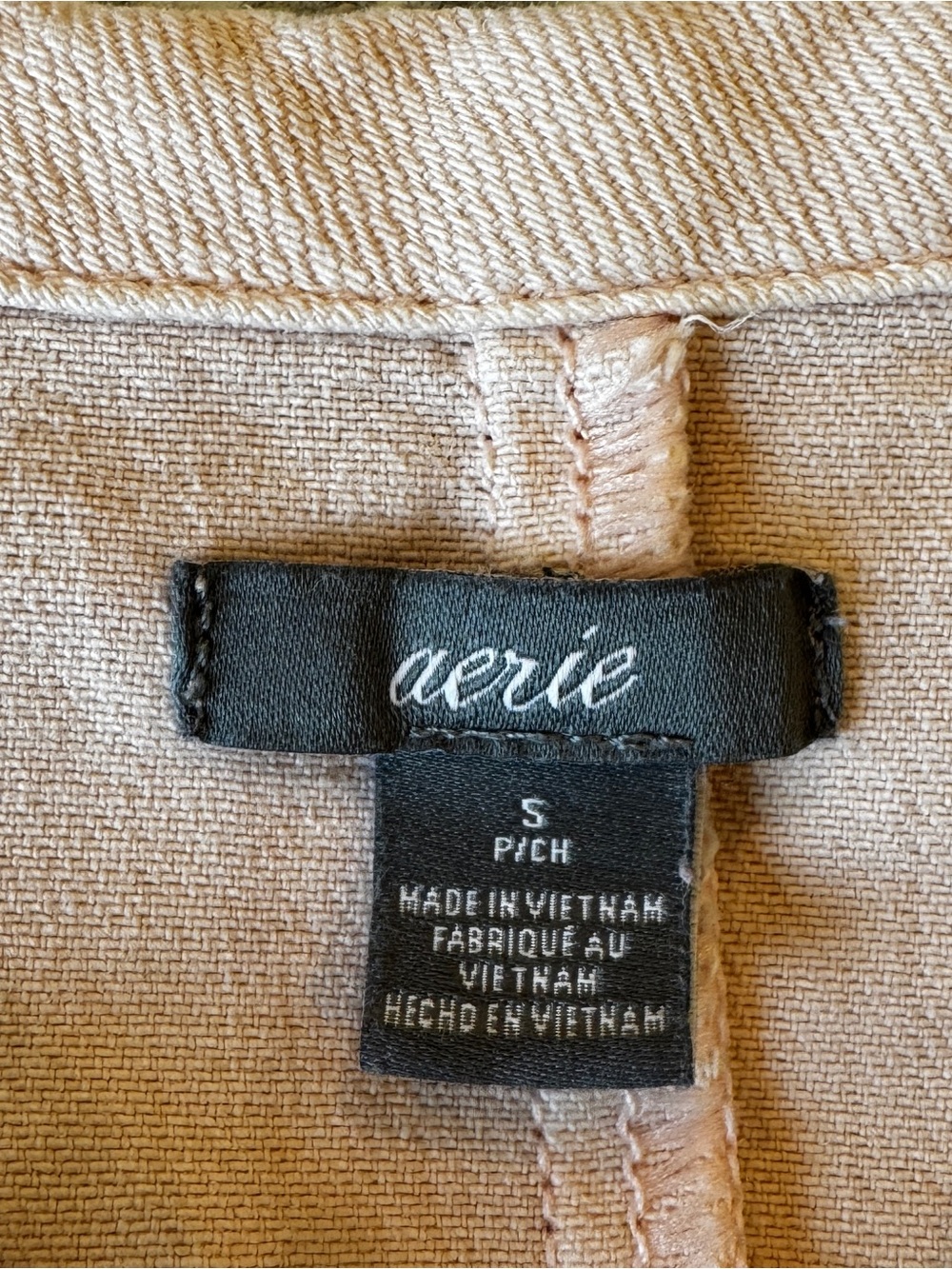 Aerie Sleeveless Lace-Up Soft Pink Denim Drop Waist Dress Size Small - Picture 4 of 5